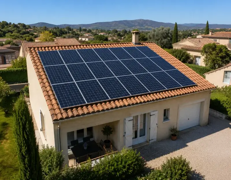 Prime à l'autoconsommation panneaux solaires Léogeats — aide financière de l'État